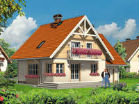 GL520 Elewacja ogrodowa