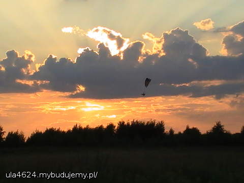 widok zachodzącego słońca......cudo