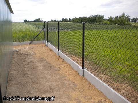 Ogrodzenie na ukończeniu