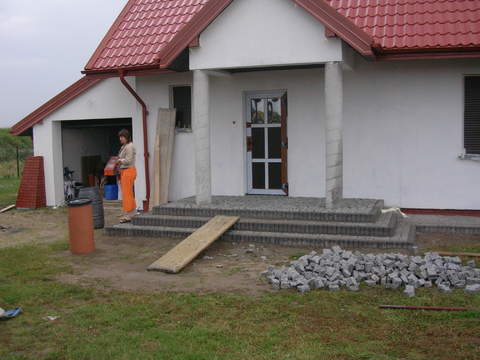 alejki, schody i taras