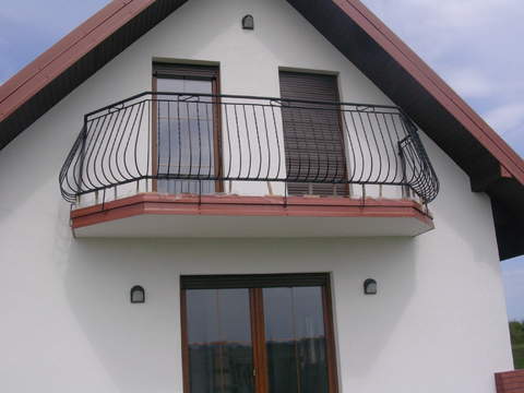 balustrada na balkonie