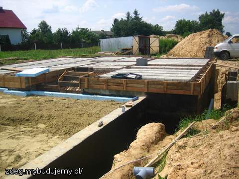 Strop już ułożony