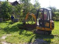 Pierwszy kawałek ławicy wykopany