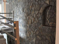 ściana po ofugowaniu - jeszcze schnie :) teraz impregnat i 1001 drobiazgów