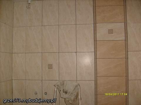 łazienka na dole prawie gotowa