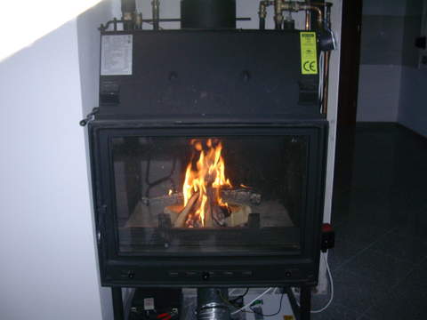 kominek z płaszczem wodnym