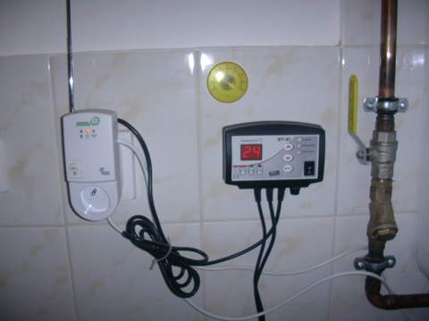 bezprzewodowe sterowanie kotłem