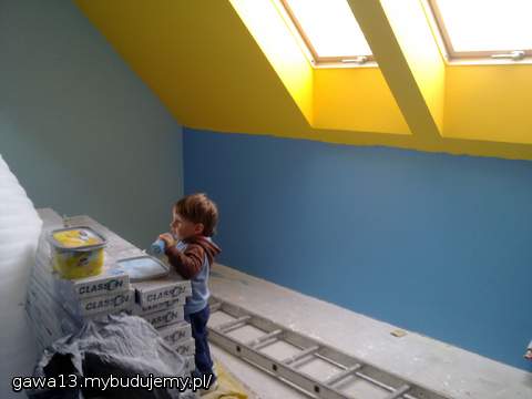pokój syna - przygotowany i czeka na panele