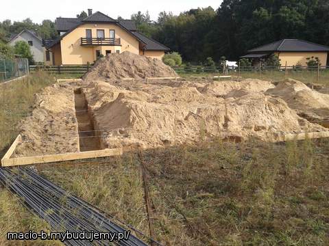 Wykop pod fundamenty