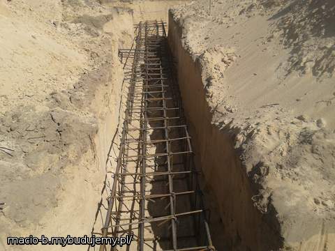 W dwóch miejscach potrzebne było zbrojenie podwójne