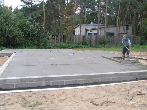 kanalizacja przed wylewką chudziaka