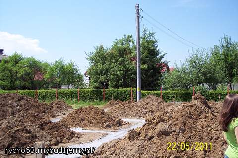 fundamenty w części ziemnej wylane