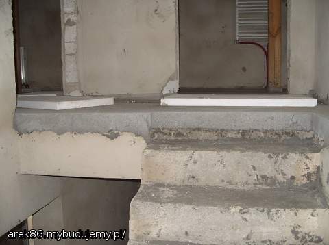 rzut posadzki na poddaszu