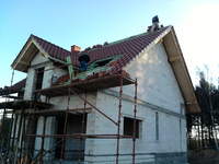 Tu mają być dwa okienka dachowe ,pokoik na poddaszu.