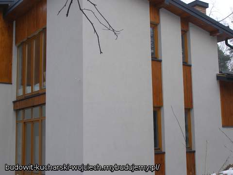 Elementy drewniane na dociepleniach