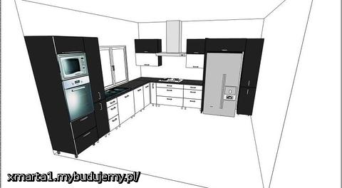 wstępna wizualizacja kuchni