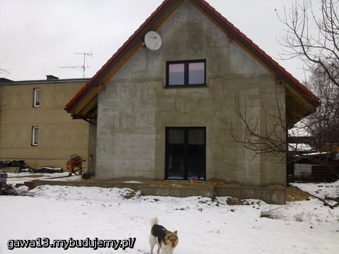 ogródek - stan surowy listopad 2011