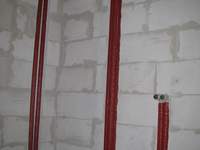 ściana pomieszczenia gospodarczego