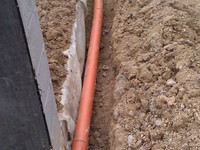 Piorunochron w ziemie i zasypane