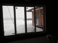 zimowo- wyjście na taras