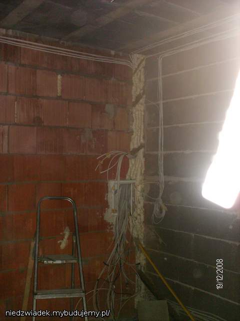 monitoring, sat i alarm uzbierała się przewodów