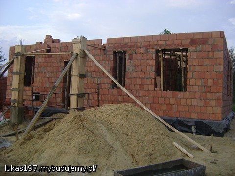 przednia ściana domu