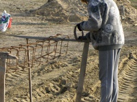 zbrojenie na wieniec na kotlownie