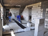 Wytyczanie i zaczynamy stawiać ścianki