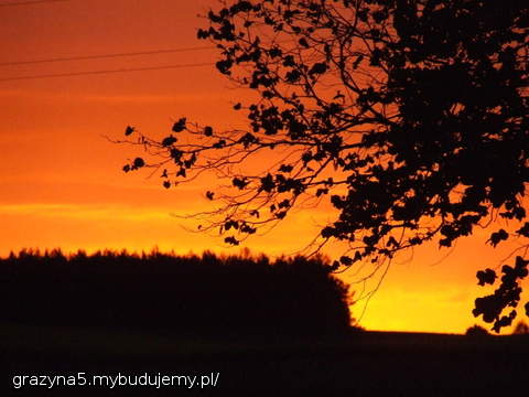 zachód słońca