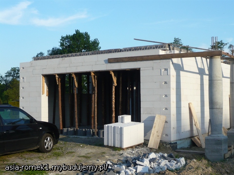 A tak to wygląda dziś, widok na garaż!