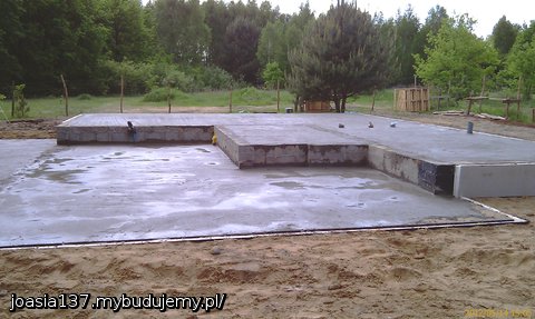 fundament zalany