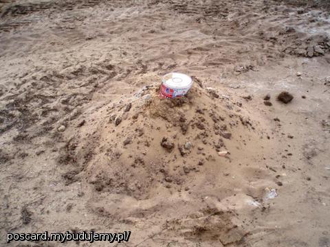 minął jakiś czas i powstała studnia, na zdjęciu jeszcze bez górnej obudowy