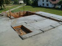 nareszcie strop zalany.