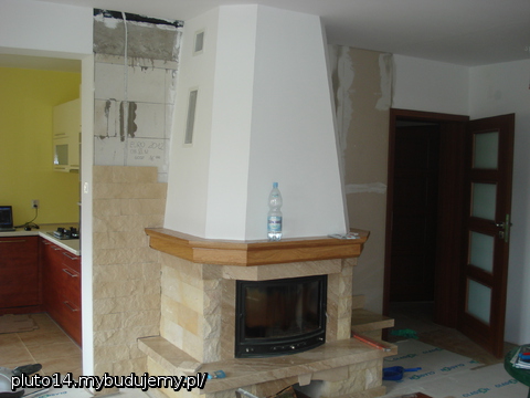 Obudowa ściany piaskowcem