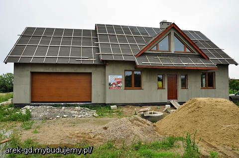 Dzisiaj zaczęliśmy tynkowanie wewnątrz budynku.