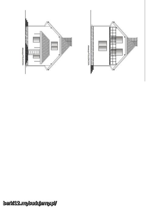 elewacja północna i południowa