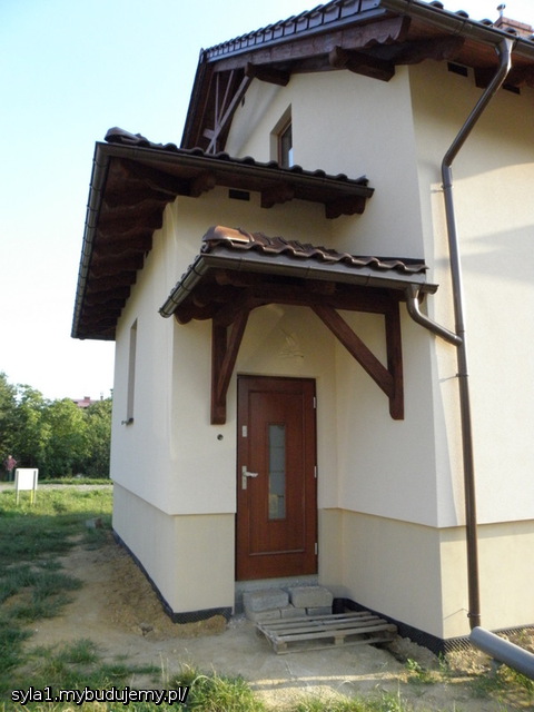Elewacja domu zakończona