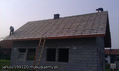 Moja przed położeniem dachówki