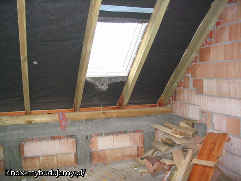 Okno dachowe od środka