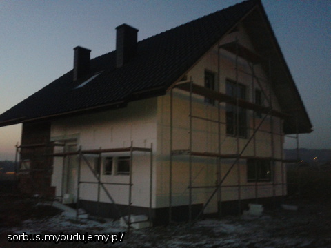 troche ciemno juz było ale narazie tylko styropian :)