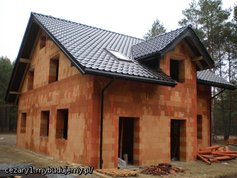 elewacje: ogrodowa i boczna z oknami (zachód-południe-wschód)