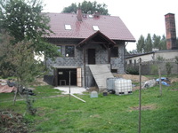 domek przykryty i zamknięty