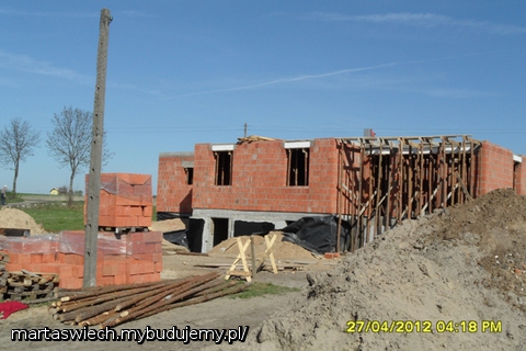 przygotowania pod zalewanie stropu