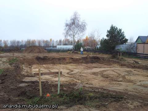wykop pod fundament