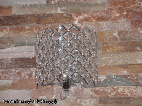 Kinkiet w salonie do kpl. dla lampy