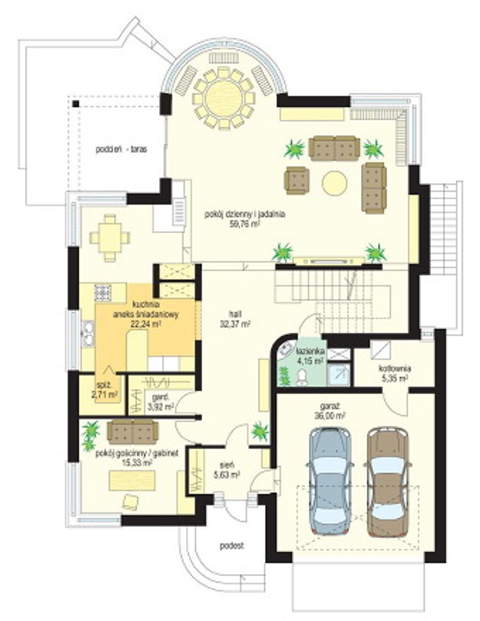 RZUT PARTERU GABIELA II