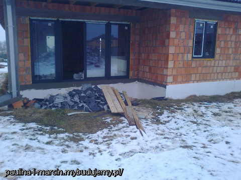 niestety pogoda przerwała prace