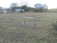 Działeczka i wytyczenie domu :)