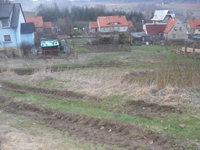 działka już troszeczkę wyrównana