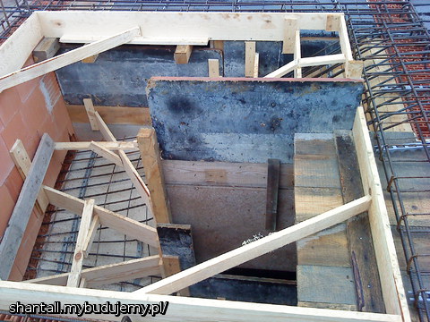 Szalunki i zbrojenie schodów